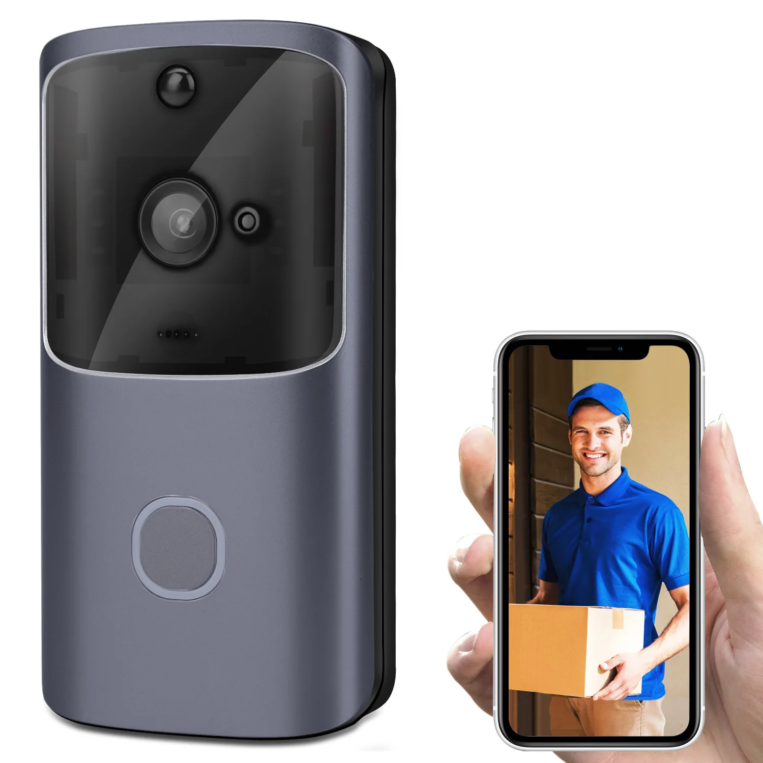 Smart Video Doorbell 166-laipsnių Plataus Kampo dvipusio Ryšio Belaidį durų skambutį Kamera smart smart smart smart smart smart smart