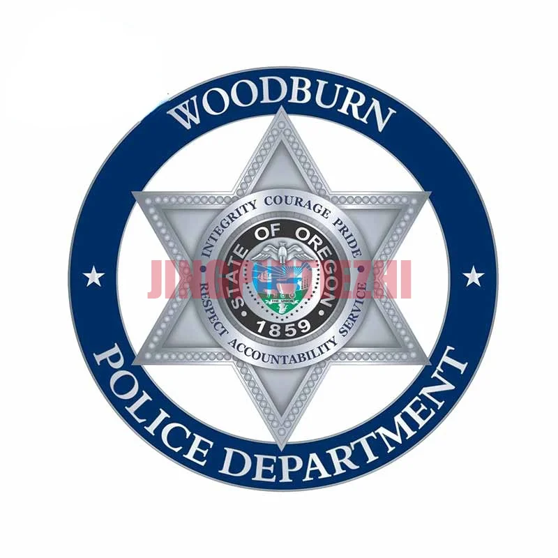 Automobilių Lipdukai, Vinilo Motociklų Lipdukas, Apdailos Nešiojamas Woodburn Policijos Departamento Lenktynių Šalmas Lipdukai