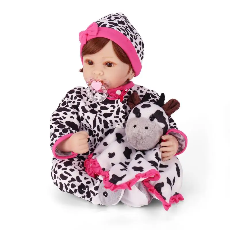 silikono atgimsta tikroviška babydoll minkšto vinilo lėlės nauja siunta karšto pardavimo mini baby doll mergina 22 cm pliušinis žaislas 55cm vaikams