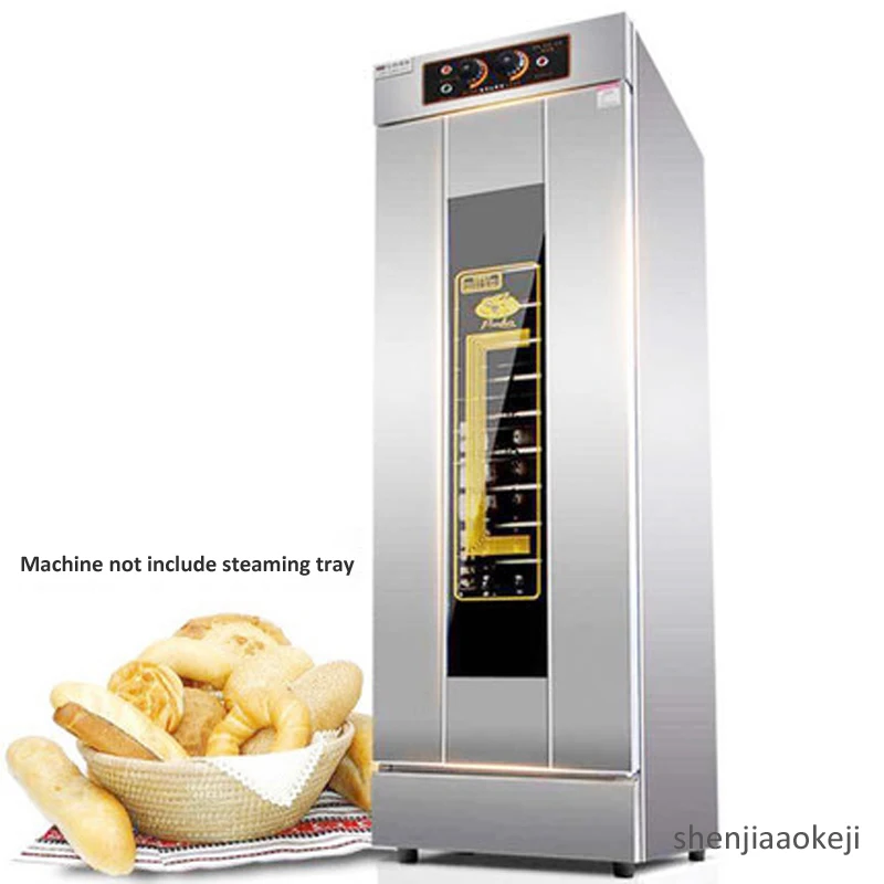 komercinės 13-sluoksnių virtos duonos skrebutis kabineto Fermentacijos mašina, nerūdijančio plieno, pastovios temperatūros duonos formuotojas mašina