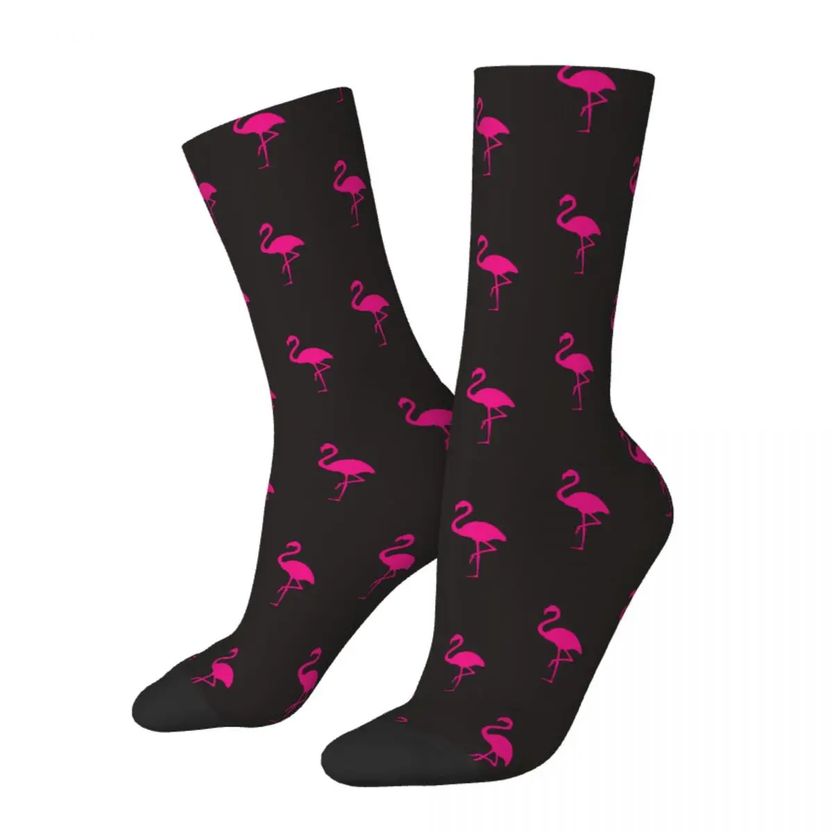 Laimingas Juokinga Vyrų Vyrų Kojinės Harajuku Flamingo Paukščių Gyvūnų Rožinės Kojinės Sport 