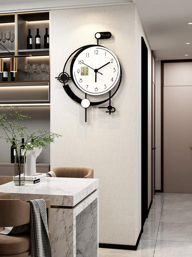 Akrilo Modernaus Dizaino Sieninis Laikrodis Kambarį Prabanga Kūrybos Paprastu būdu Skaitmeninis Sieninis Laikrodis Miegamasis reloj de sumalti Namų Dekoro