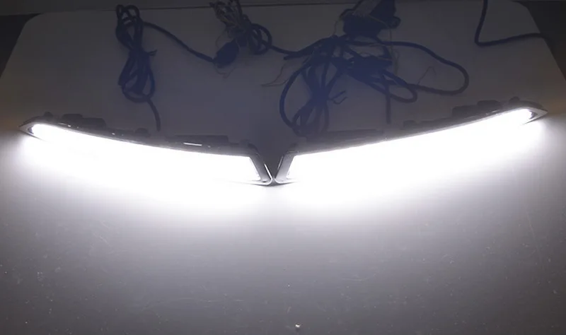 BOOMBOOST 2 vnt Posūkio Signalo Lemputė VADOVAS LED DRL AUTOMOBILIO šviesos važiavimui Dieną reikmenys F/ord k/ugae Arba E/peizažas 2013-2015 m.