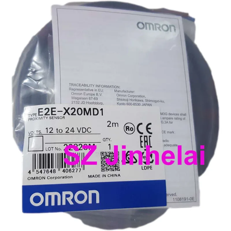 OMRON E2E-X20MD1 Autentiškas Originalus Omron Sensor Capacitivo Artumo Jungiklis 2M NPN