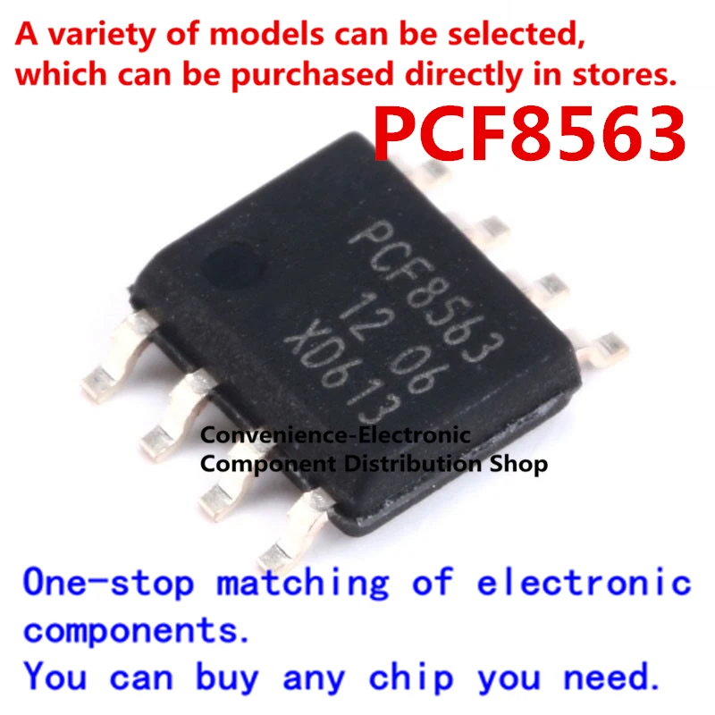 5VNT/PAKUOTĖ 8563T Pleistras PCF8563T/F4 PCF8563 SOP-8 PCF8563T SOIC-8 chip IC realaus laiko laikrodis/kalendorius