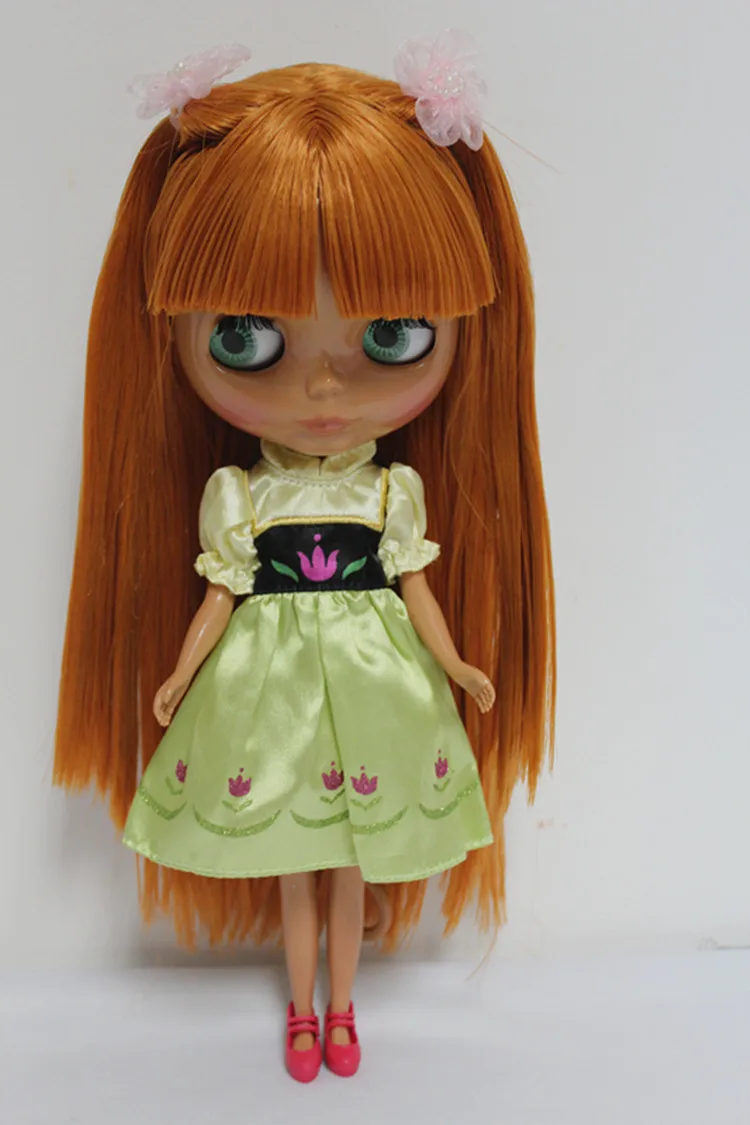 Nemokamas Pristatymas didelis nuolaida RUB-109DIY Nuogas Blyth lėlės gimtadienio dovana girl 4colour didelėmis akimis, lėlės su gražių Plaukų mielas žaislas