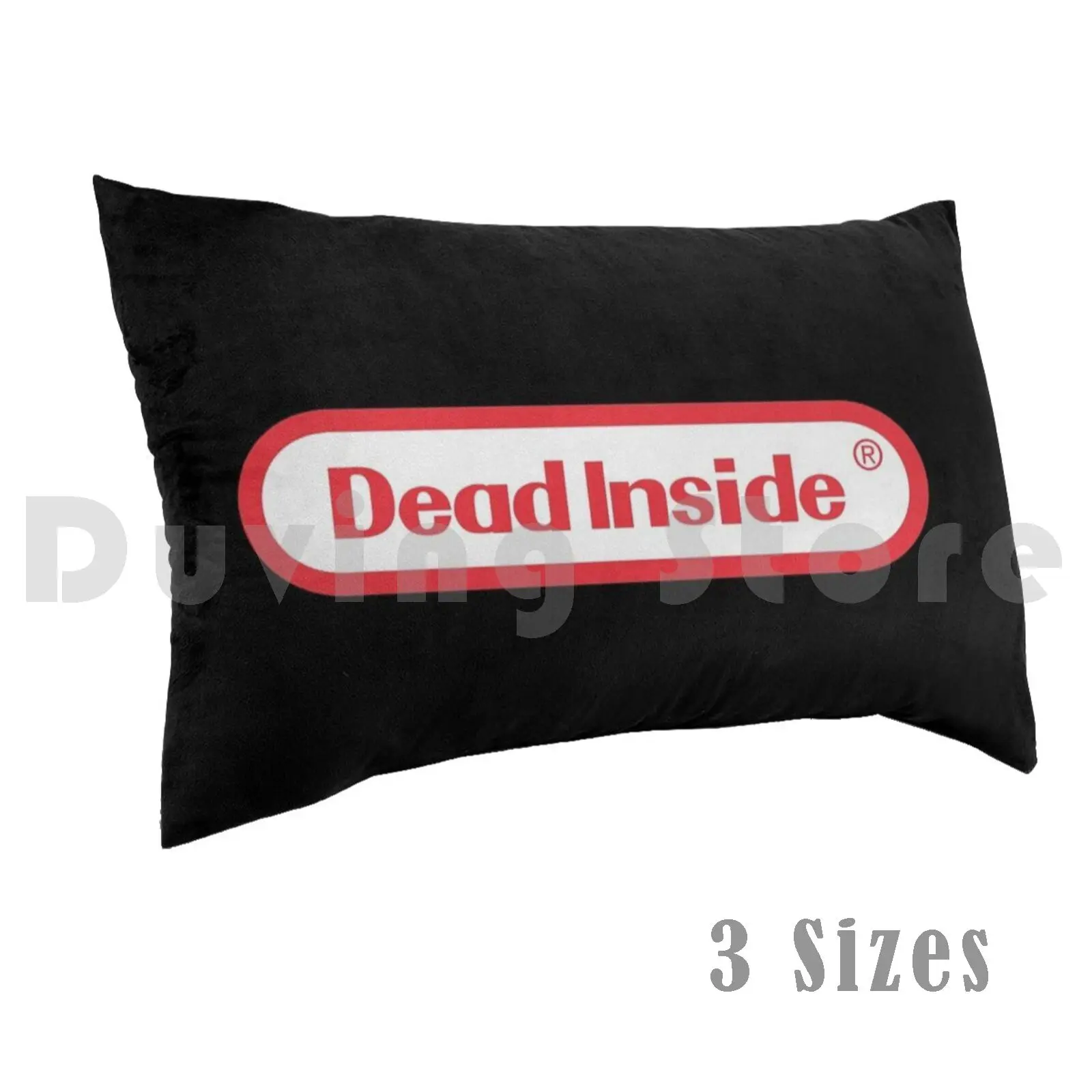 - Miręs Viduje Pagalvės užvalkalą 20x30 colių Coolshirtz Meme Coldones Miręs Viduje