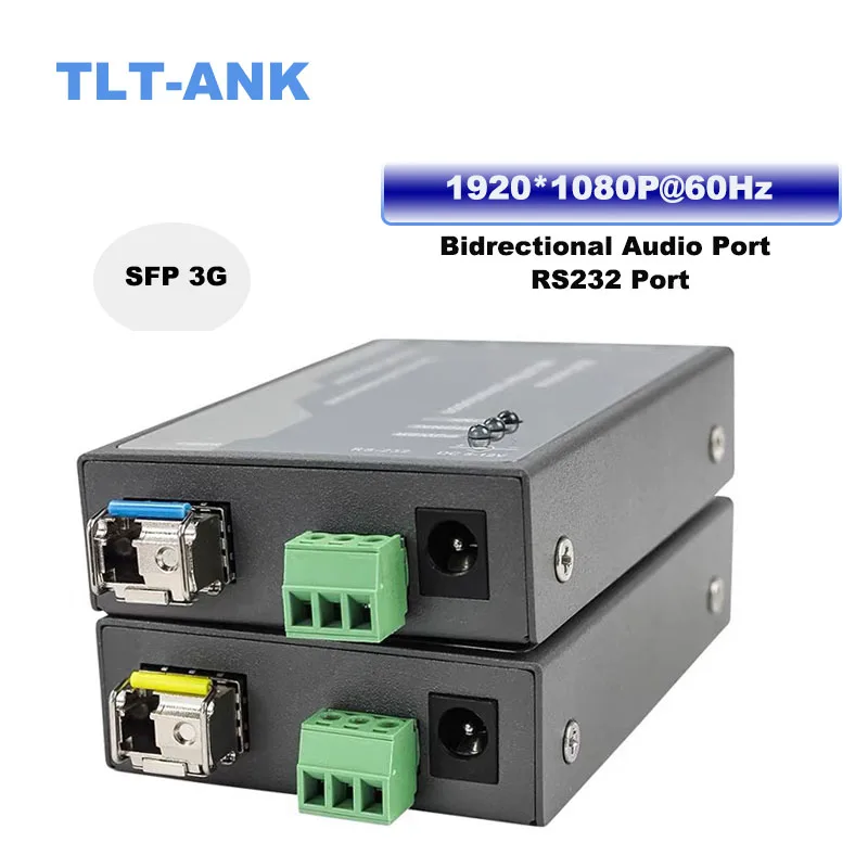 TLT-TIBI 1080P HDMI Extender Per Vieną LC Pluošto Kabelių instaliavimo RS232 EDID Pluošto Pratęsimo Sistema Transliacijos