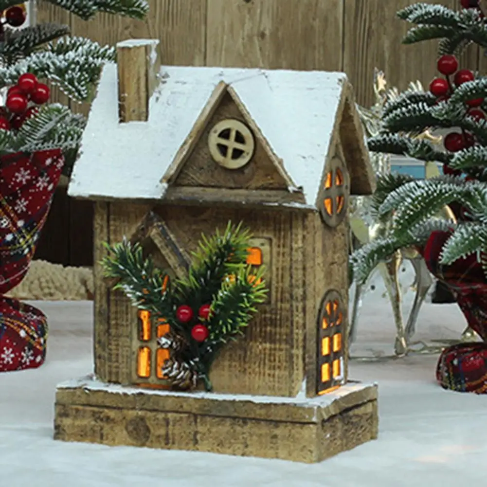 Universalus Mažas Kalėdų Namas Ornamentu Mielas Padidinti Atmosfera Populiarus Realistiškas Ieškote Xmas Ornamentu