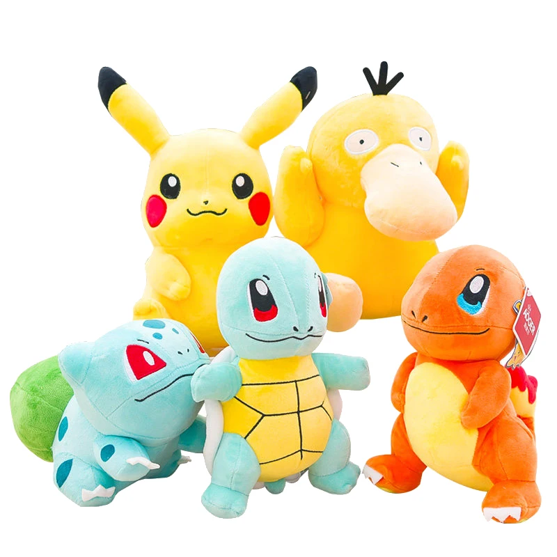 Pokemon Pichu Pliušinis Žaislas Puikus, Pikachu Eevee Charmander Squirtle Bulbasaur Hobis Kolekcijos Lėlės Kokybės Žaislas Vaikams, Dovana