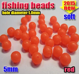 2015HOT žvejybos MINKŠTA granulių švyti apvalūs karoliukai dydis:5MM6MM7MM8MM kiekis:500pcs/daug