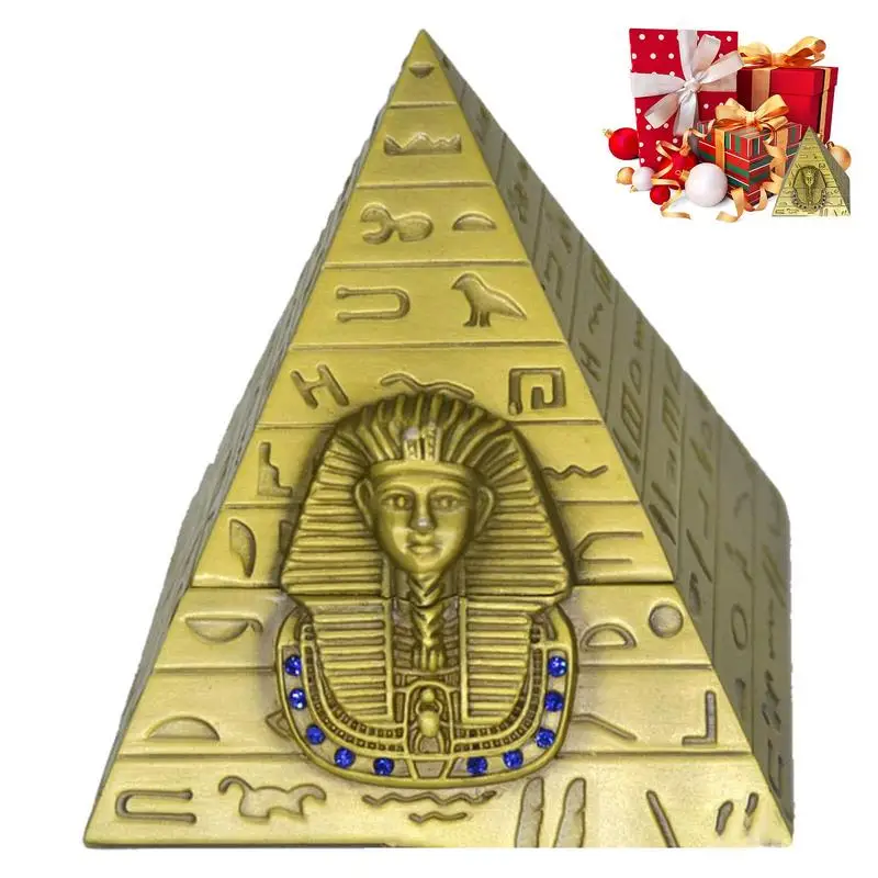 Papuošalų Laikymo Dėžutė Mažos Piramidės Pakabukas Langelį, Magnetinė Sklendė, Egiptas Papuošalai Konteinerių Patvarus Saugojimo Reikmenys Auskarai