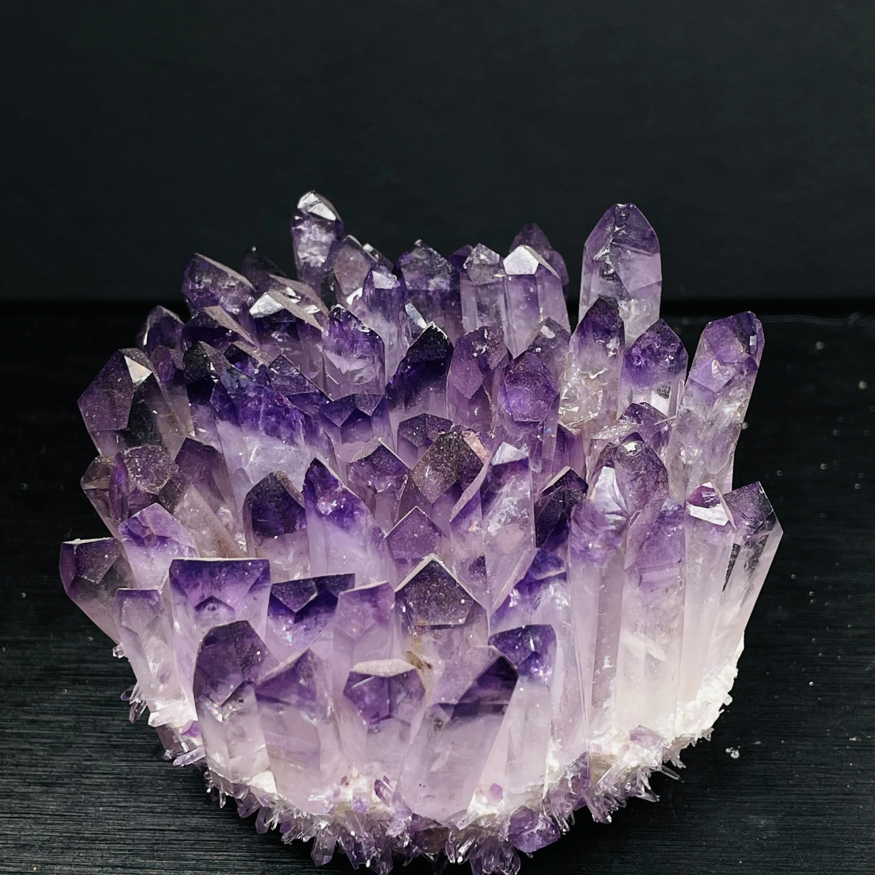 Natūralus Ametistas Kristalų Sankaupos Pavyzdys Mineralinės Rūdos Violetinė Kvarco Reiki Gydymo Akmuo Namų Dekoro