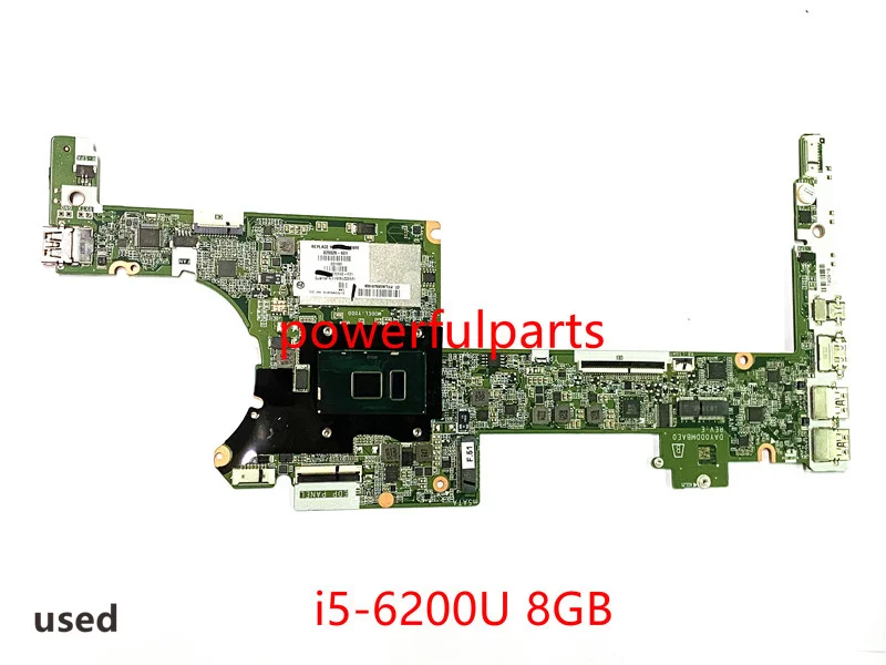 naudojami ir darbo gera HP Spectre x360 13-4000 nešiojamas Plokštė i5-6200U 8GB 828826-601 828826-001 DAY0DDMBAE0 mainboard