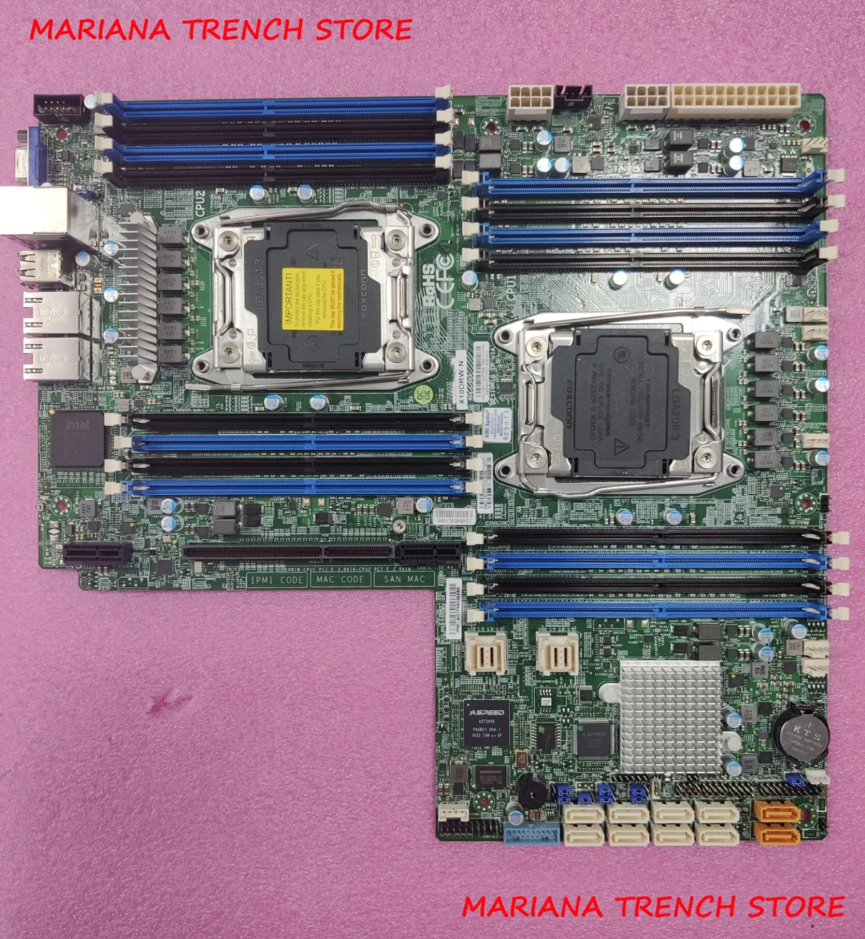 X10DRW-N Plokštė Supermicro LGA 2011 Xeon Processor E5-2600 v4/v3 Šeimos i350-AM2 Dual Port GbE LAN