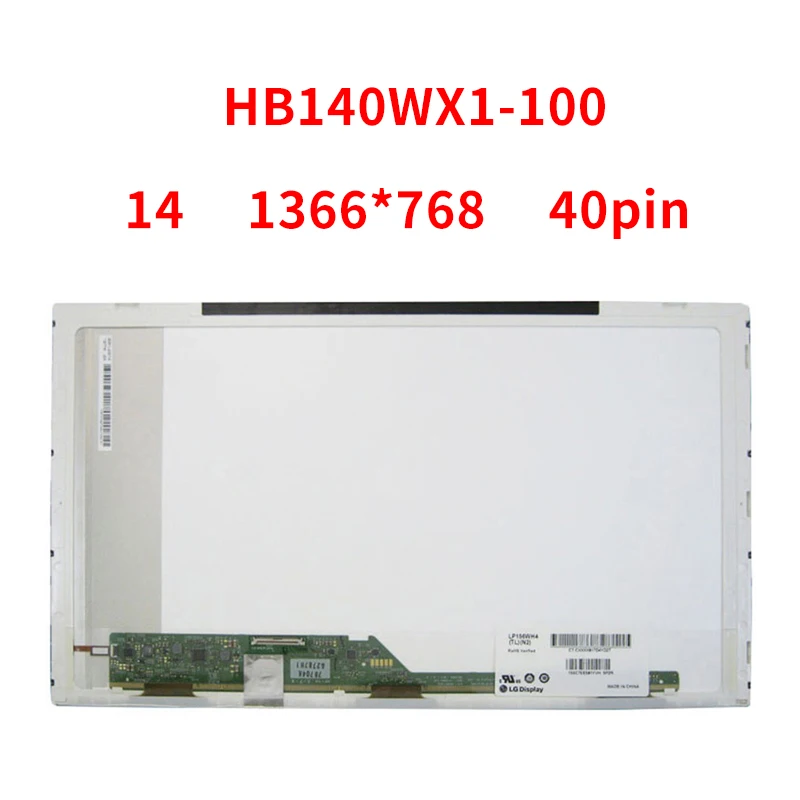 HB140WX1-100 HB140WX1 100 Blizgus Ekrano LCD Matricos Nešiojamas 14.0 
