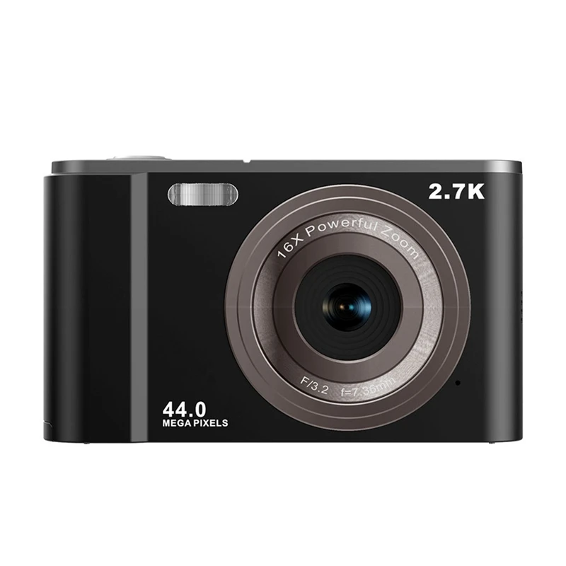 2.7 K HD 44MP Vlogging Kamera Su 16x Skaitmeninis Priartinimas, Kompaktiškas Kišeninis Fotoaparatas Su Užpildykite Iight, Tinka Vaikų Ir Paauglių