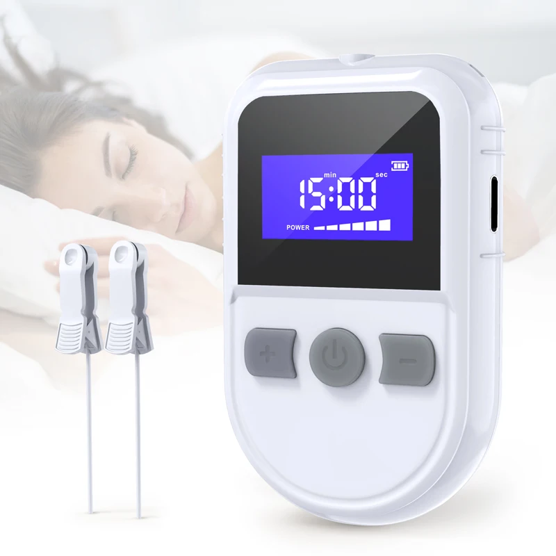 Nešiojamų Miego Pagalbos Mašina CES Stim Terapijos Prietaisas, Galvos Skausmas, Nemiga, Nerimas, Depresija Skatina Atsipalaiduoti Įkrovimo