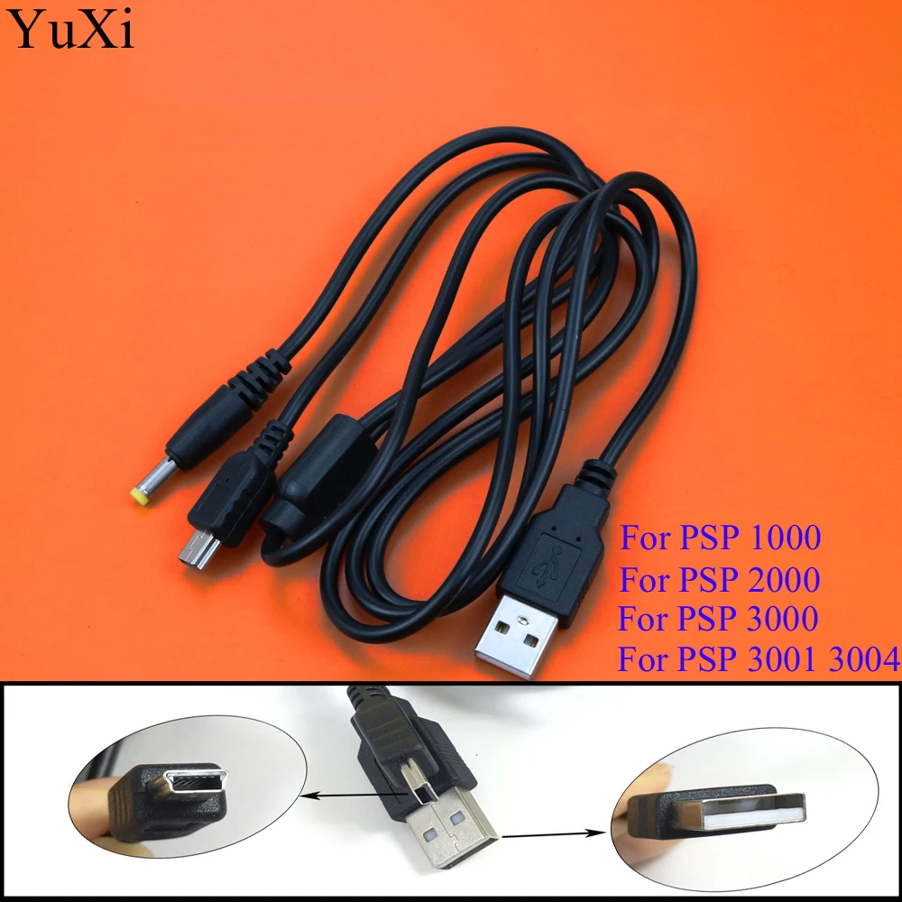 YuXi smart 2-in-1 USB Duomenų Kabelis, Įkroviklis, kabelis Vaizdo Žaidimų Priedai>Įkrovikliai Sony PSP 1000 / 2000 / 3000 PSP 3001 3004