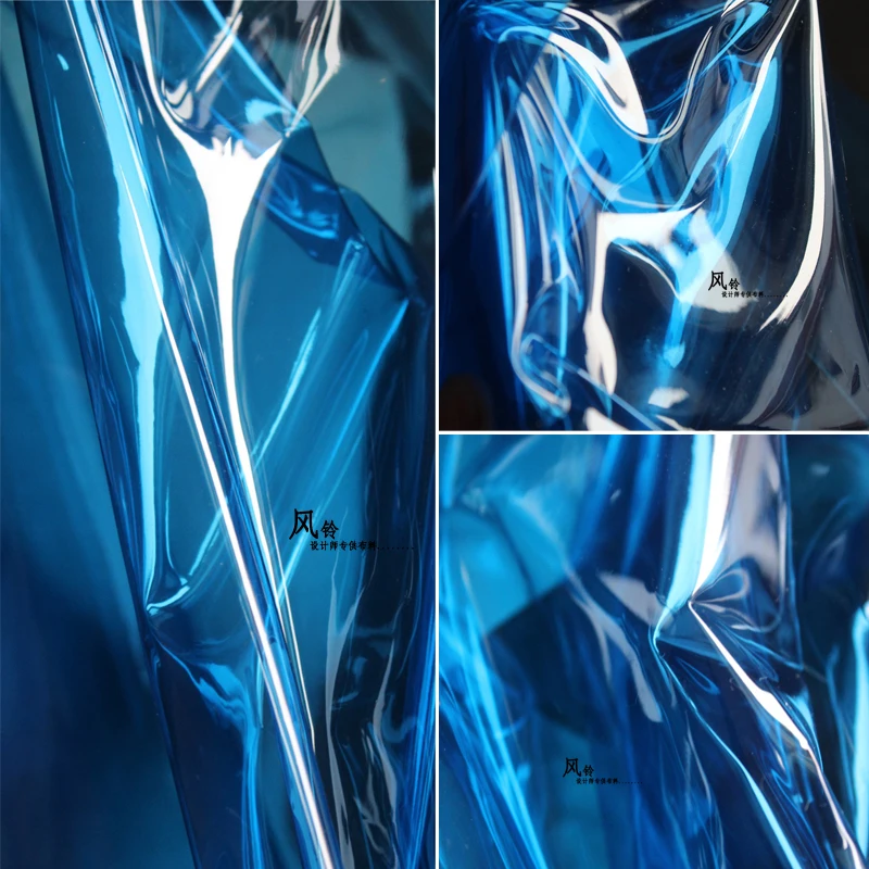 0,2 mm PVC Medžiaga Mėlynas Skystis, Plastiko TPU Filmas 