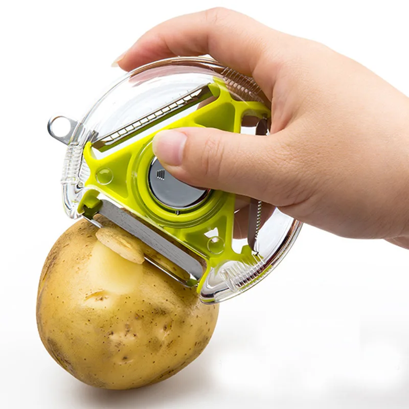 3 1. Daržovių Skustukas Peilis Multi-funkcija Bulvių Apple Lukštenimo Virtuvės Reikmenys Priemonė Nerūdijančio Plieno Vaisių Trintuvė Cutter