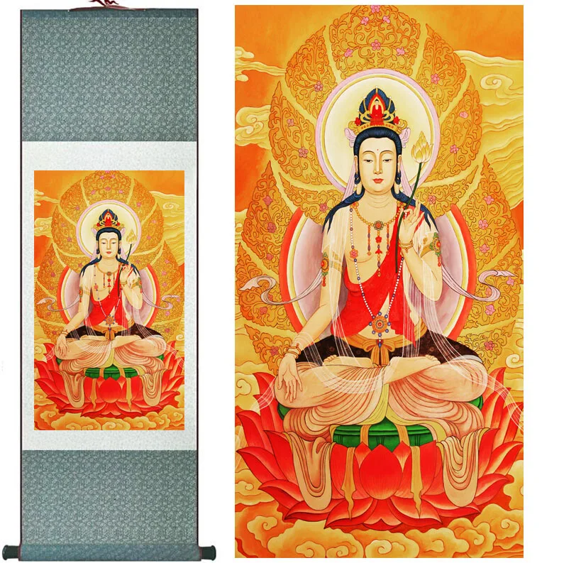 Religija tapybos Tradicinio meno Portretas tapybos Namų Biuro Apdailos tradicinių Avalokitešvara tapyba