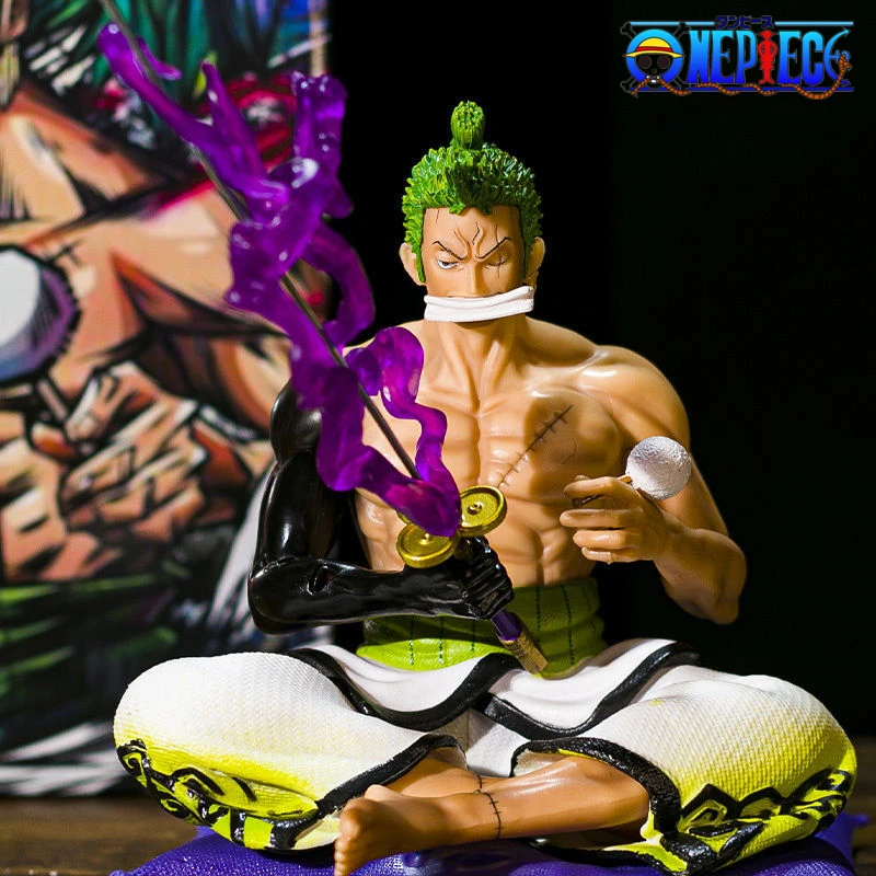 One Piece Anime GK Wano Šalies Kimono Roronoa Zoro Demonas PVC Veiksmų Skaičius, Modelį, Supakuota Surinkimo Brinquedos Žaislai mergaitėms Dovanų