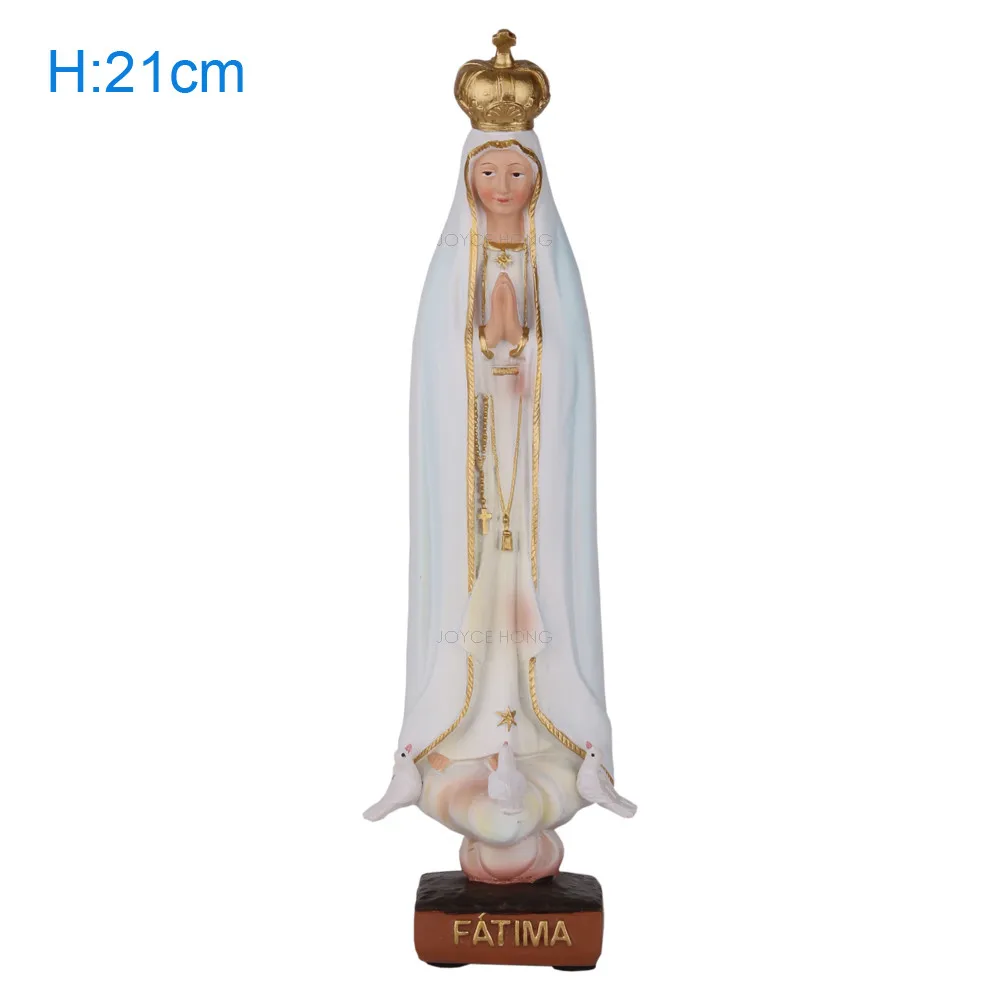 Stalo Fatima Statula Madona Saint Švč Mergelės Fatima Our Lady of Lourds Marija Šventojo Statula Paveikslas Kristaus Statulėlės Derva