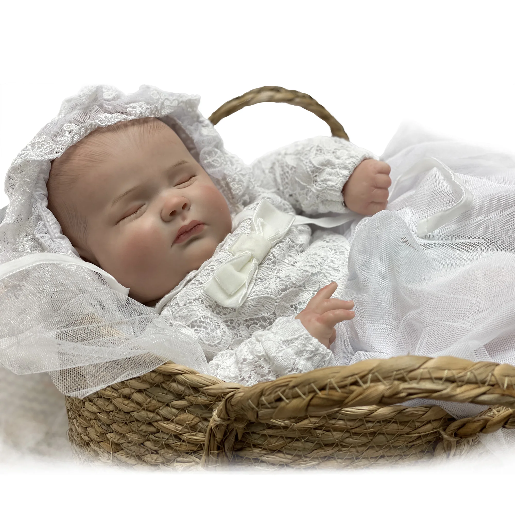 48CM Bebe Reborn Baby Doll Realus Naujagimių Žaislų Vaikams Boneca Renascida Brinquedo