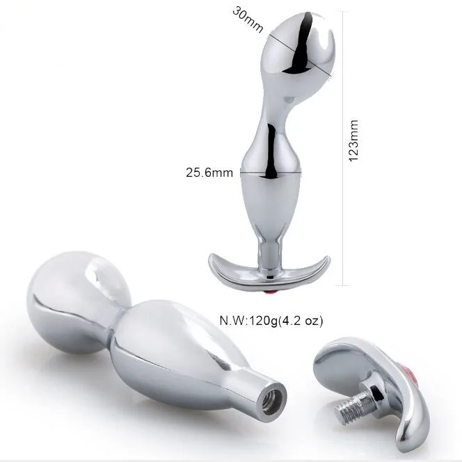 Vėliau Unisex Ergonomiškas Aliuminio Lydinio Analinis Kaištis Metalo Išangę Butt Beads Jewelry Expander Stimuliatorius Dilator Vibratorių Suaugusiųjų Sekso Žaislas