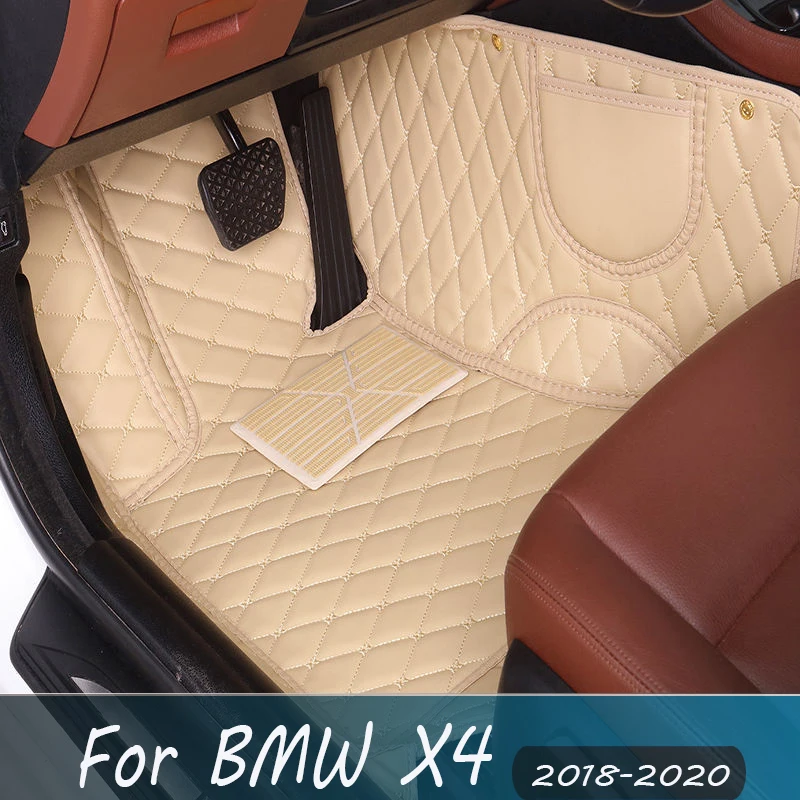 Atsparus vandeniui ir Lengvai Įdiegti Odos Kilimų Brūkšnys Kilimėliai Auto Interjero Aksesuarų kaire ranka vairuoti Automobilį Grindų Kilimėliai BMW X4 2019 2020
