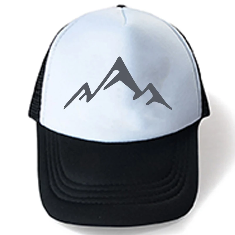 Vasaros Kalnų Kvėpuojantis Beisbolo Kepurę Vyrų ir Moterų Beisbolo kepuraitę Atsitiktinis Vyrų Sunkvežimio vairuotojas Hat Reguliuojamas Snapback Skrybėlę