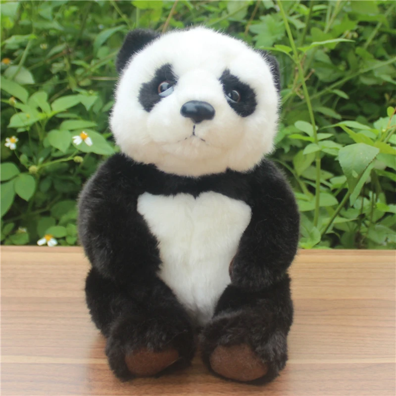 Kawaii Realus Gyvūnų Panda Pliušinis Lėlės Apkabinti Lokys Žaislas Mini Minkštas Panda Žaislai, Kūdikių Dovanų Dekoravimas 8.7 colių 22cm