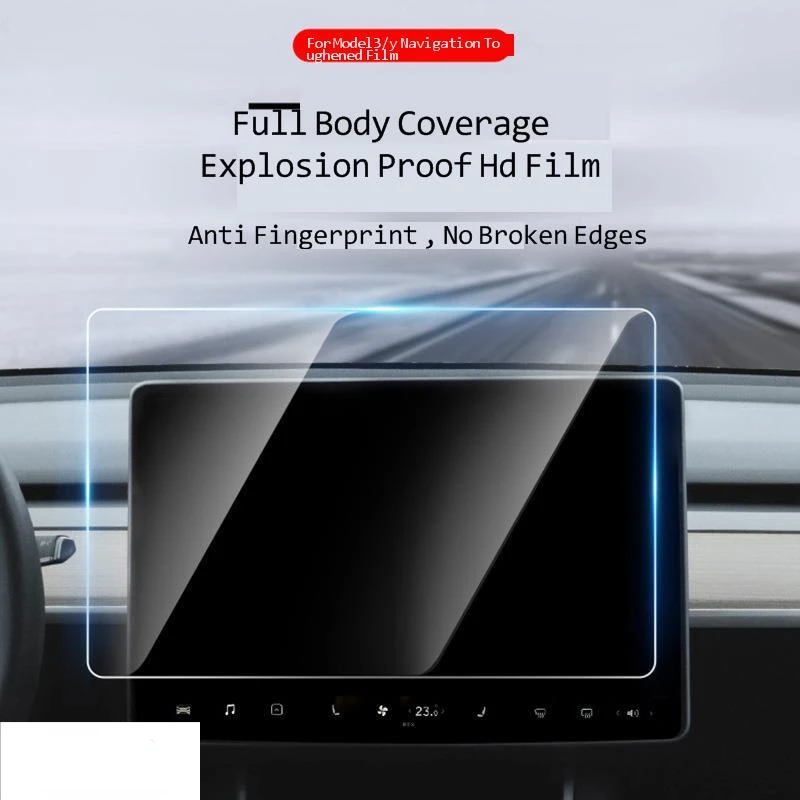 Automobilių Ekraną ir Grūdinto Stiklo Raštas Filmas Tesla Model 3 /X Priedai Navigator Touch Ekranas HD Filmas