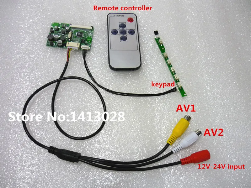 7 cm, 9 cm 50 pin Automobilių LCD ekrano Valdymo skydelis ekranas AV valdybos vairuotojas valdybos bandymo valdyba