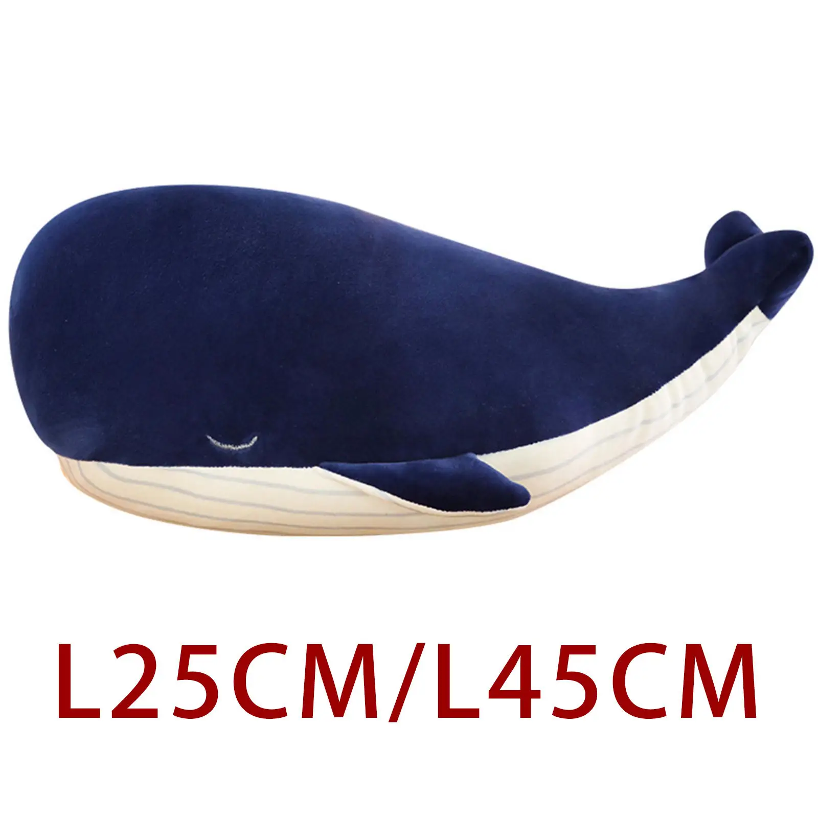Pliušinis Mėlynasis Banginis Gyvūnų Žaislas Super Minkštas Dekoratyvinis Sofa Žaislas Realus Jūrų Gyvybės Jūros Gyvūnų Pagalvę Naujųjų Metų Dovana