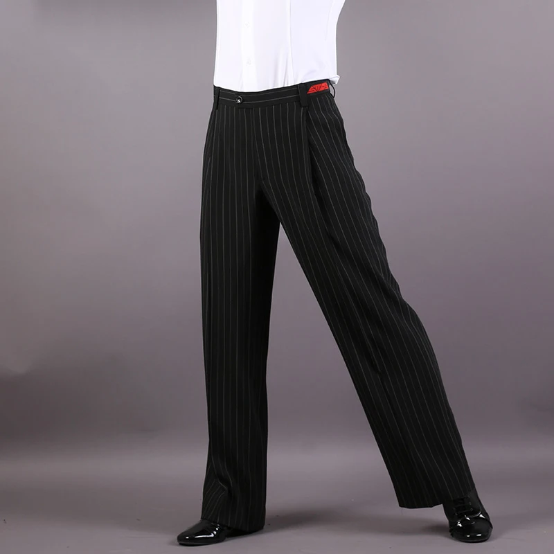 Naujas Šiuolaikinio Šokio Praktika Kelnės Vyrams Prarasti lotynų Šokių Kelnės Profesinės Rumba Tango, Samba, Cha Cha Šokių Drabužių DQL4525