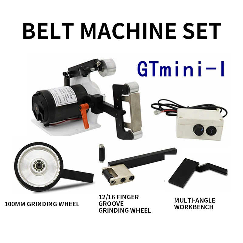 GTmini-I Mini Diržas Mašina Mažas Pramoninės Klasės Galandimo Mašinos Diržas 